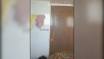 Wife Stripping Off Her Clothes Getting Ready For Her Bath Time