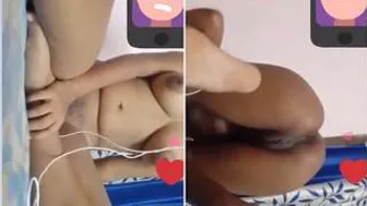 Girl Stripping And Showing Tits And Pussy Live On Camera Again