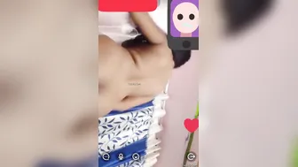 Girl Stripping And Showing Tits And Pussy Live On Camera Again