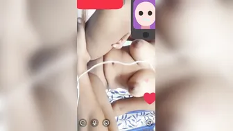 Girl Stripping And Showing Tits And Pussy Live On Camera Again