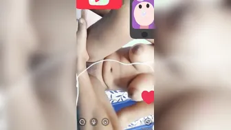 Girl Stripping And Showing Tits And Pussy Live On Camera Again