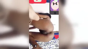 Girl Stripping And Showing Tits And Pussy Live On Camera Again