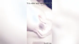 Desi Babe Playing With Her Big Natural Boobs In Her Bedroom