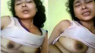 Horny GF Recording Herself Masturbating For Her Lover