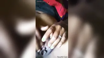 Shy GF Getting Ass And Pussy Fingered By Boyfriend