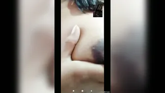 Cute GF Stripping Naked Showing Boobs And Pussy For Him