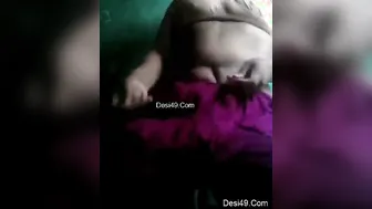 Young Babe Teasing With Her Body Showing Tits And Pussy Off