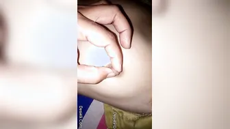 Married Wife Getting Her Boobs Squeezed Hard By Her Husband