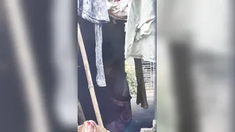 Neighbor Secretly Filming Aunty Changing Her Blouse Next Door