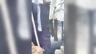 Neighbor Secretly Filming Aunty Changing Her Blouse Next Door