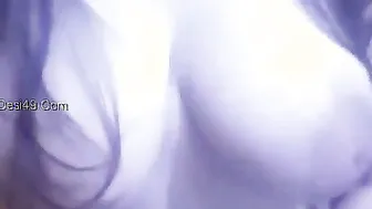 My GF Flashing Her Natural Tits Teasing Me On Camera