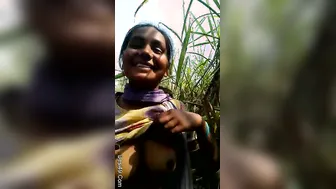 GF Showing Off Tits And Pussy While Boyfriend Gropes Her