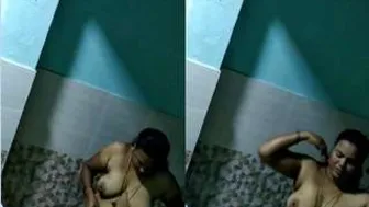Busty Mallu Bhabhi Getting Dressed After Wild Session Caught Here