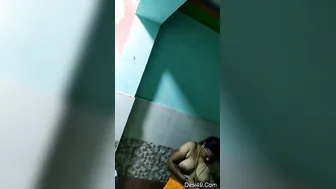 Busty Mallu Bhabhi Getting Dressed After Wild Session Caught Here