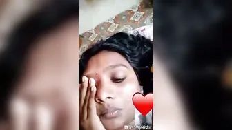 Tamil Babe Stripping On Video Call Showing Her Perky Tits Naked