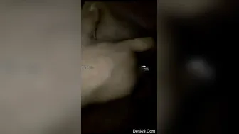 Village GF Fingering Her Tight Pussy Making Selfie For Bf