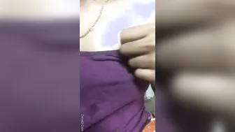 Tamil Babe Showing Off Her Perky Boobs Getting Naughty At Home