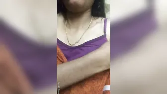 Tamil Babe Showing Off Her Perky Boobs Getting Naughty At Home