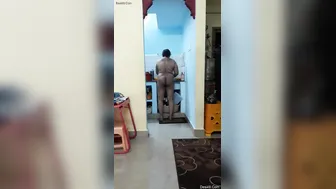 South Indian Bhabhi Posing Nude While Hubby Films Her Body