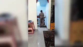 South Indian Bhabhi Posing Nude While Hubby Films Her Body