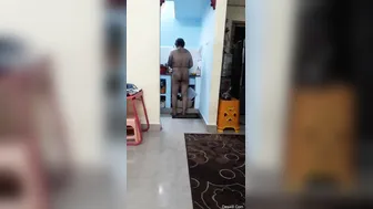 South Indian Bhabhi Posing Nude While Hubby Films Her Body