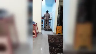 South Indian Bhabhi Posing Nude While Hubby Films Her Body