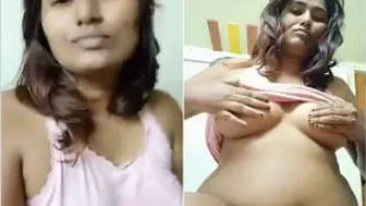 Bhabhi Stripping Off Her Clothes Showing Her Perfect Big Tits