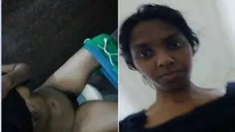 Innocent Girl Revealing Her Perky Tits And Dripping Wet Cunt