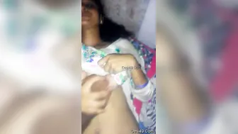 My Lover Squeezing My Desi Tits Until I Moan For More Pleasure