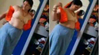 South Indian Bhabhi Changing Clothes Captured On Hidden Camera
