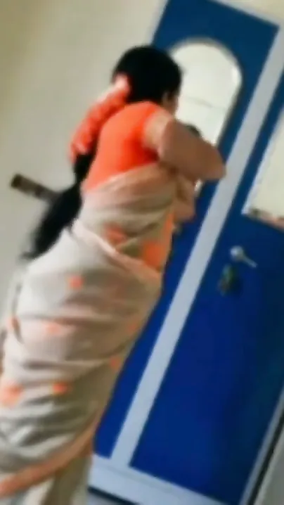South Indian Bhabhi Changing Clothes Captured On Hidden Camera