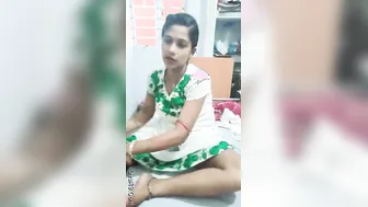 Naughty Bhabhi Getting Dressed After Fucking Her Lover Hard