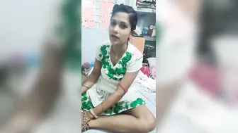 Naughty Bhabhi Getting Dressed After Fucking Her Lover Hard