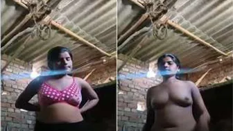 Shy Village Whore Undressing Exposing Her Nude Body To Me