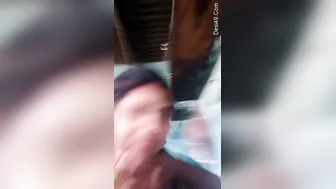 Desi Husband Squeezing His Wife's Soft Tits In Their Bedroom