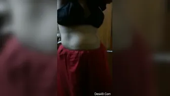 Married Neighbor Bhabhi Revealing Her Milky Tits And Wet Pussy