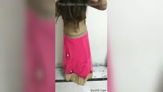 Curvy Indian Girl Flaunting Her Amazing Tits In Her Bedroom