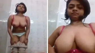 Slutty Gf Undressing Slowly Exposing Her Perfect Body To Lover