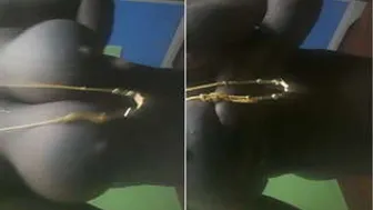 Telugu Wife Flaunting Her Heavy Breasts Begging To Be Touched