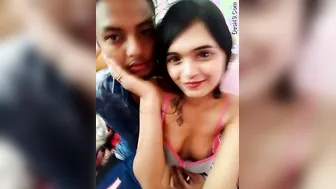 Kissing My Indian Gf While She Exposes Her Boobs For Me