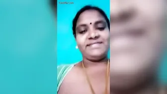 Tamil Aunty Proudly Showing Off Her Huge Milky Breasts