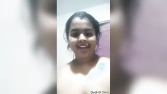 Chubby Married Woman Bathing Alone Caught On Hidden Camera