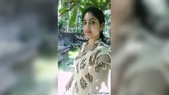 Naughty GF Bending Over Showing Ass And Pussy Tease