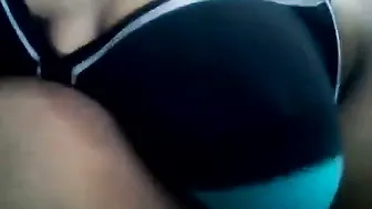 Horny Babe Revealing Her Massive Natural Tits On Webcam Alone
