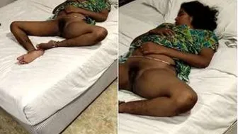 Sleeping Wife Caught On Camera As Hubby Films Her Pussy Secretly