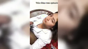 Hawt busty cutie sex with her college friend MMS video