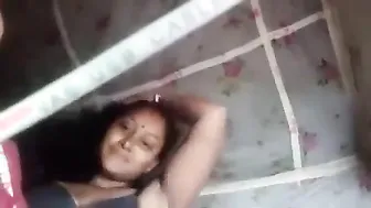 Bangla wife IMO sex video call to her secret boyfriend