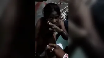 Darksome Tamil floozy sex with her abode owners son