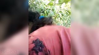 Village paramours outdoor sex episode oozed online