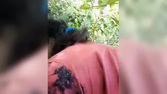 Village paramours outdoor sex episode oozed online